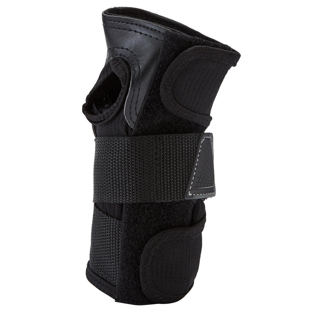 Adult Skateboarding Skating Wrist Guard Fit500 - Black