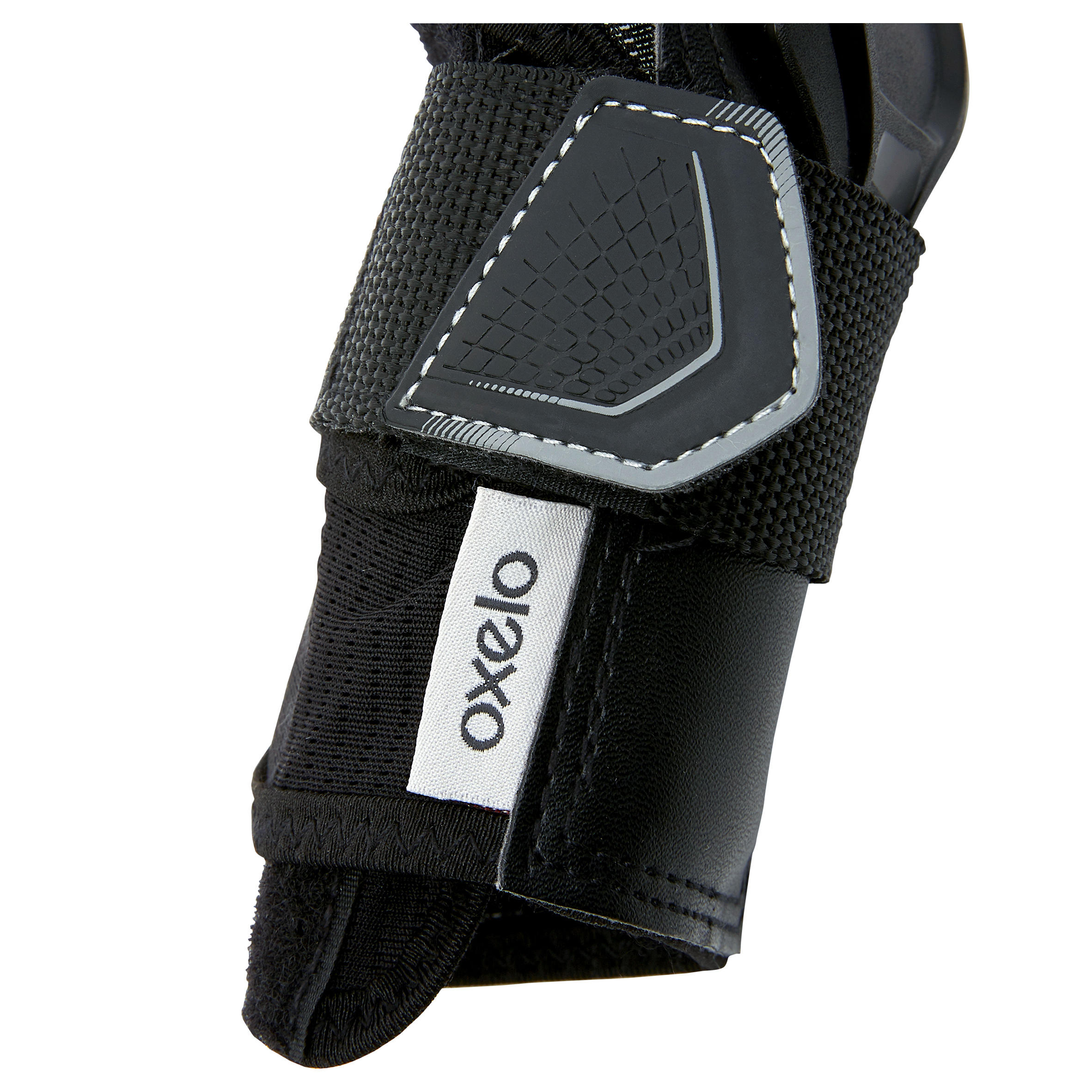 Muñequeras patines patineta adulto FIT500 negro gris 6/6