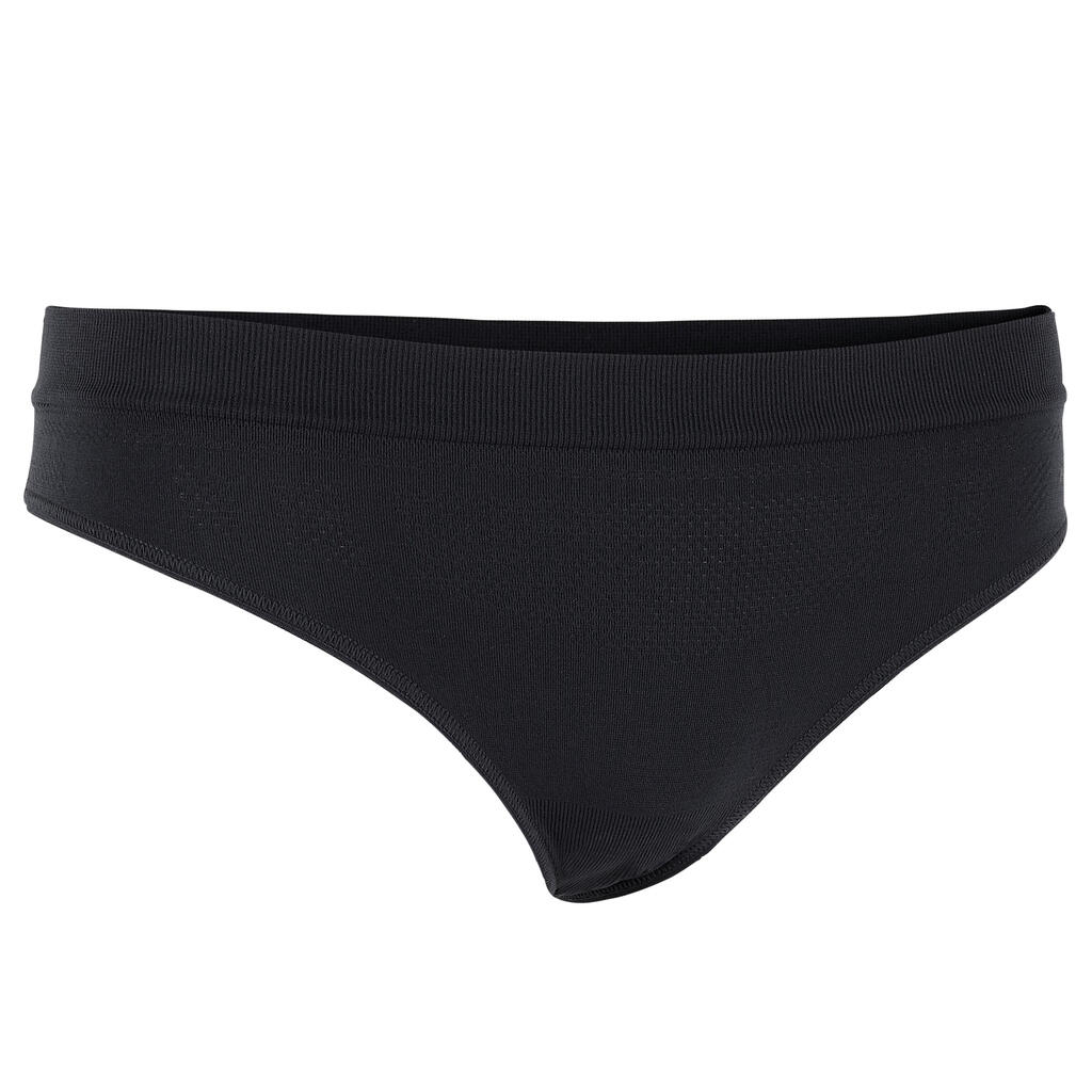 Tanga sans coutures Femme - Noir