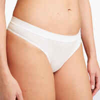 Women's Seamless Thong - White