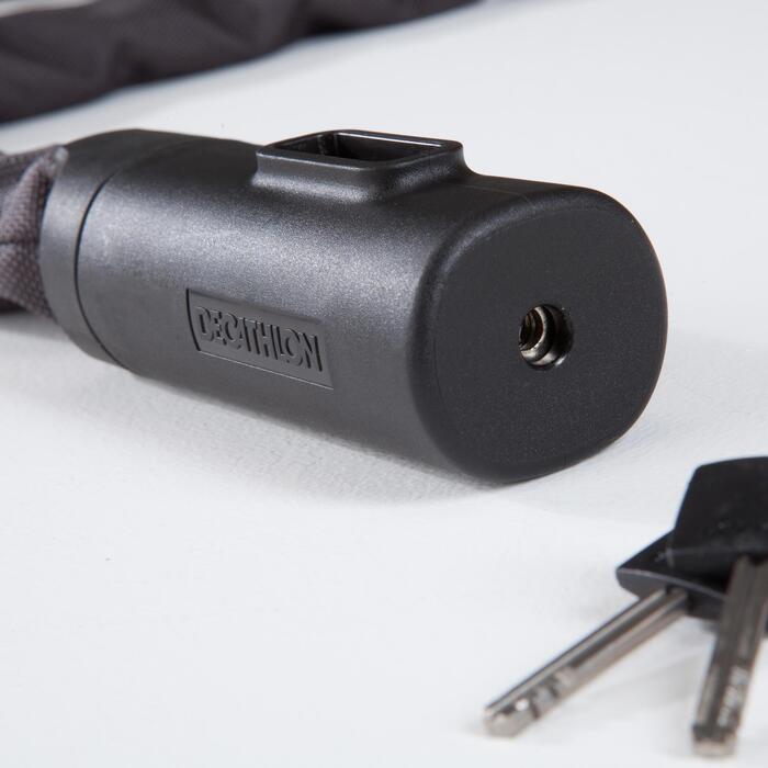 Antivol De Vélo à Chaîne Titanker 6mm (ou 8mm) Avec Clés - Occasion Bon état