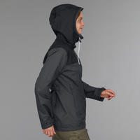 Women's Waterproof 3-In-1 Travel Jacket - Dark Grey