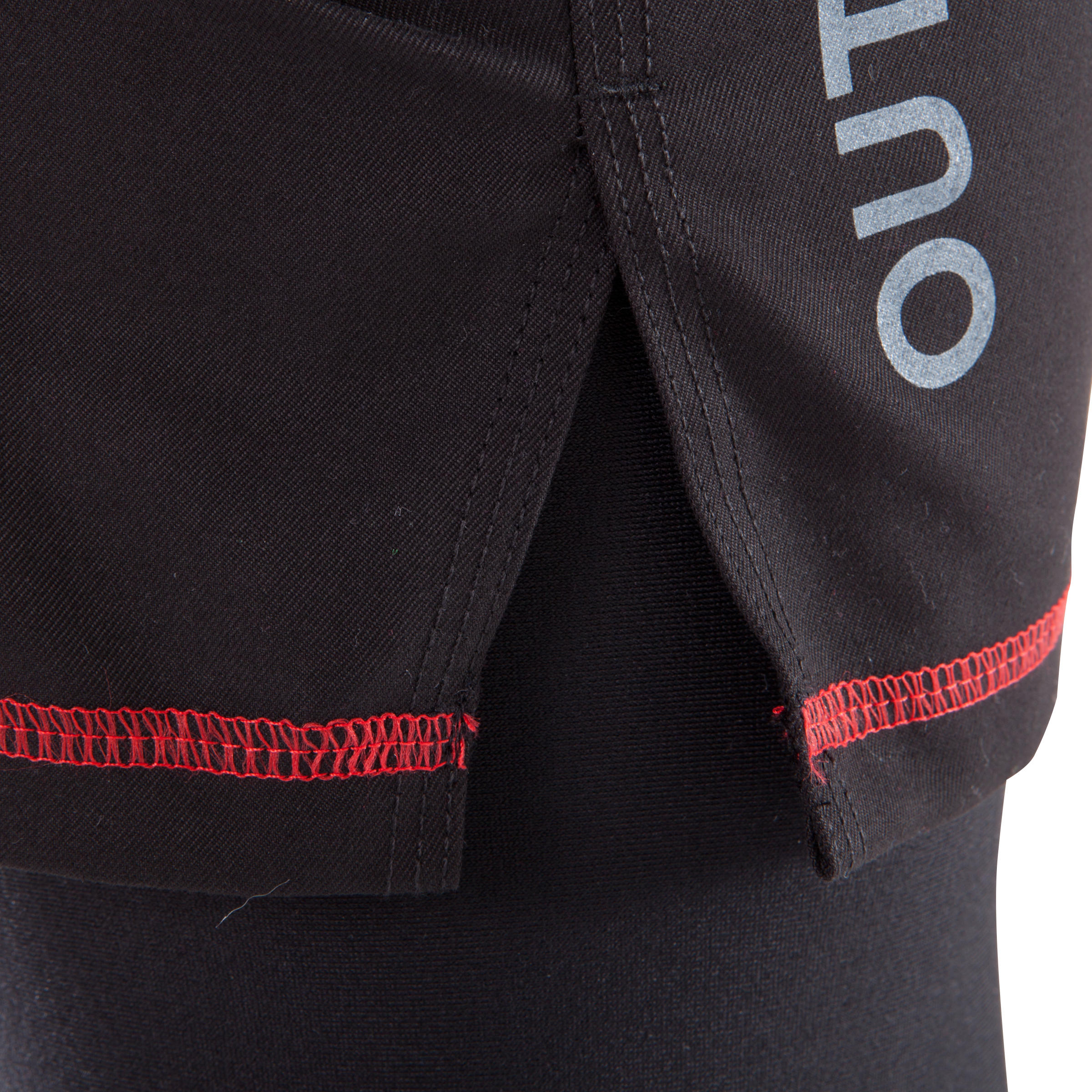 Pantalón corto MMA grappling no gi adulto Outshock 500 negro y rojo 7/10