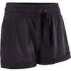 Women's Modern Dance Shorts - Grey with Black Drawstrings