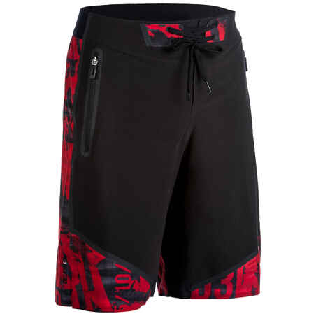 SHORT CROSSTRAINING 900 HOMME NOIR/ROUGE