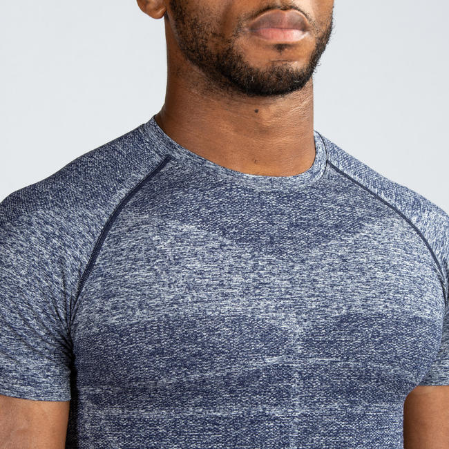 Weight Training Compression T-Shirt - Blue