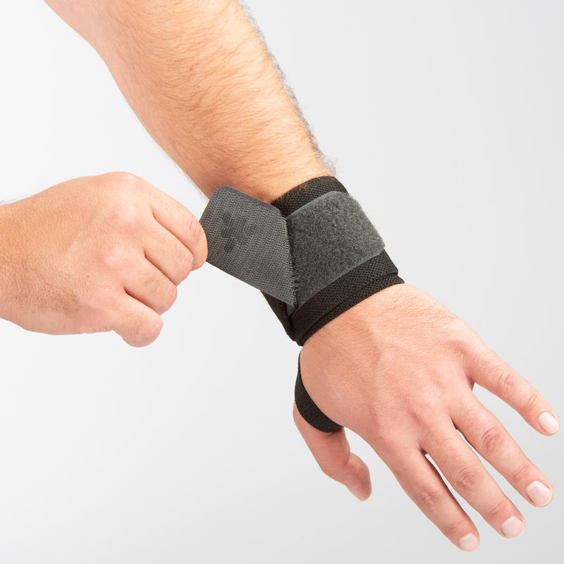 Weight Training Wrist Support And Protection Wraps Velcro Fastening