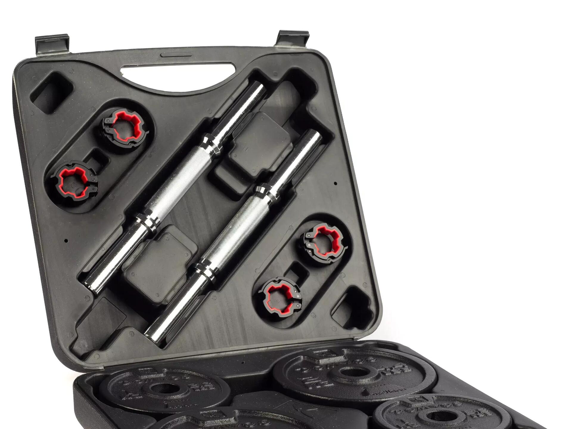 Sich mit dem 20-kg-Hantelset k?rperlich in Form bringen