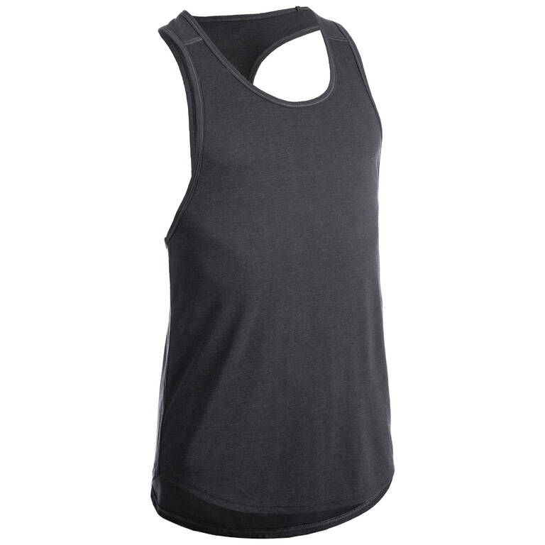 Stringer Weight Training Tank Top Black Decathlon