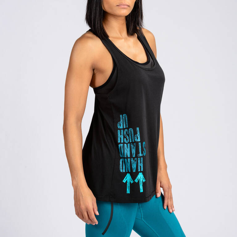 Women's Cross-Training Tank Top - Black