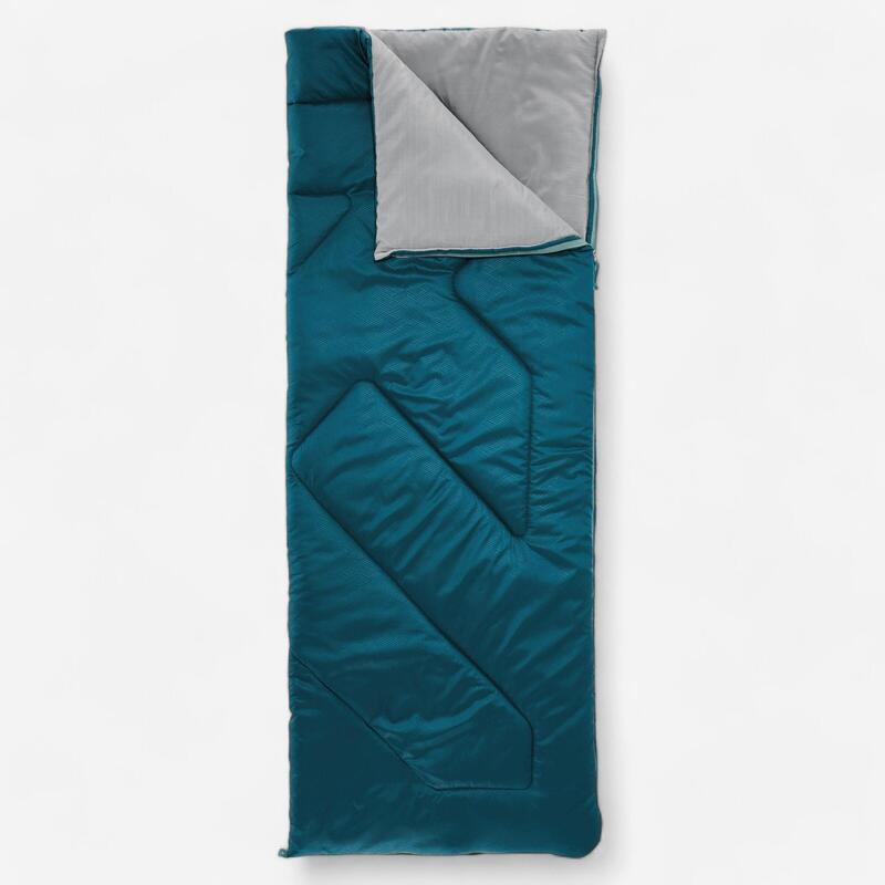 Saco de dormir montaña y camping Quechua MH100 10º transformable edredón