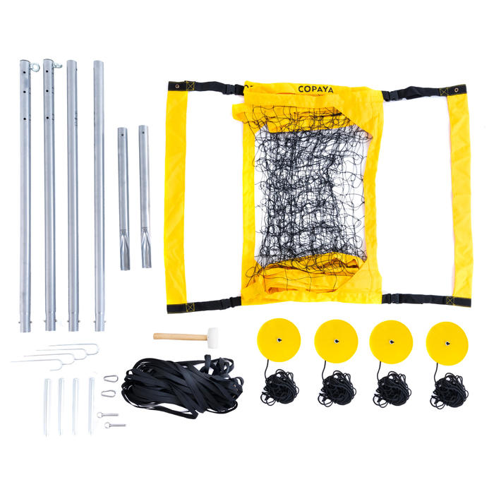 SETS ET FILETS Set de beachvolley BV900 jaune Copaya Decathlon