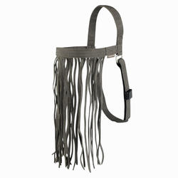 Frontal anti-mouche équitation cheval marron