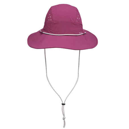 WOMEN’S ANTI-UV TREKKING CAP - MT500 - PURPLE