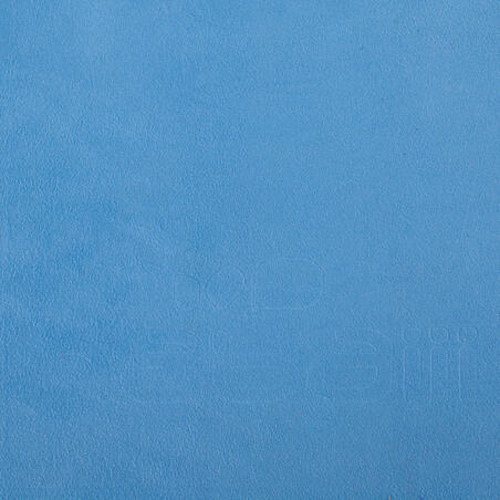 Serviette de bain microfibre bleu taille S 42 x 55 cm