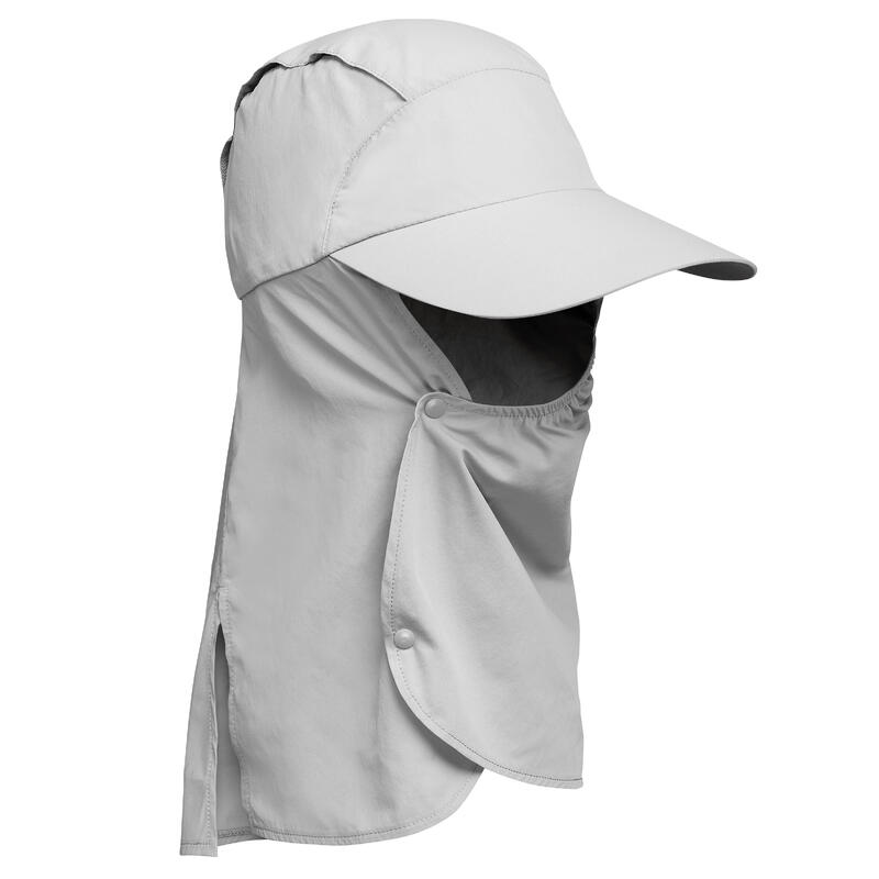 Uv Sunscreen Wide Brim Hat With Face Cover & Neck Grip. Upf50+ Protection.  Made Of Taslon Nylon Fabric. - Buy Hong Kong SAR Wholesale Uv, Bucket Hats,  Garment, Outdoor, Hat