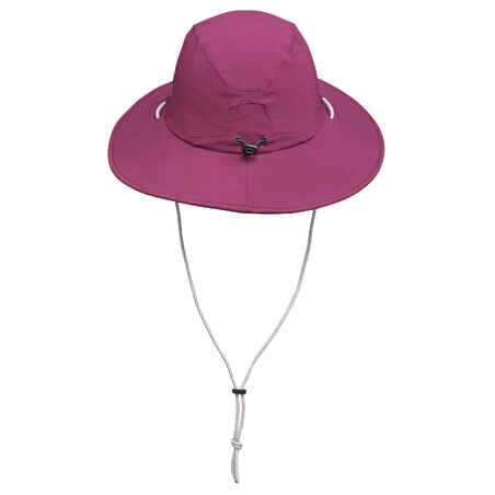 WOMEN'S ANTI-UV TREKKING CAP - MT500 - PURPLE FORCLAZ