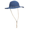 Blue anti-UV mountain trekking hat - TREK 500 - Blue