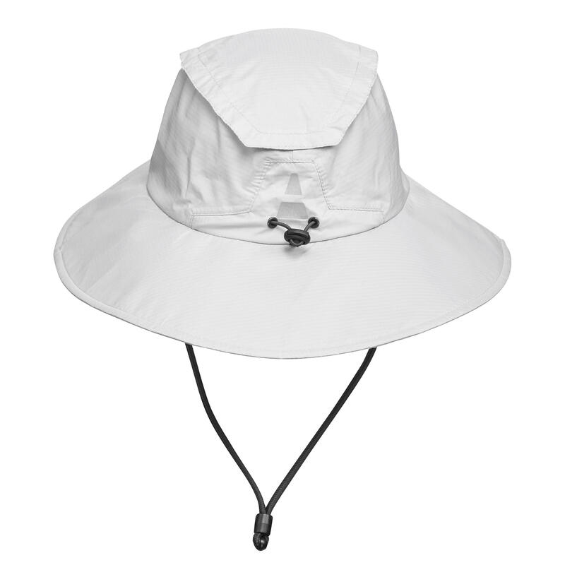 Waterdichte hoed voor trekking MT900 lichtgrijs