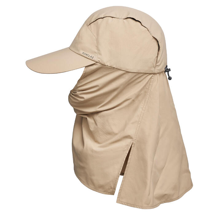 Gorra Trekking Desierto Forclaz Desert 500 anti-UV marrón Forclaz ...