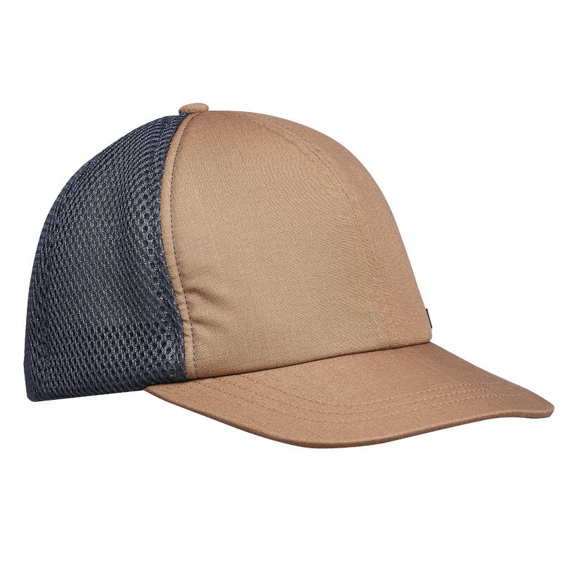 Gorra Senderismo y Trekking Forclaz Travel 500 Compacta Adulto Marrón