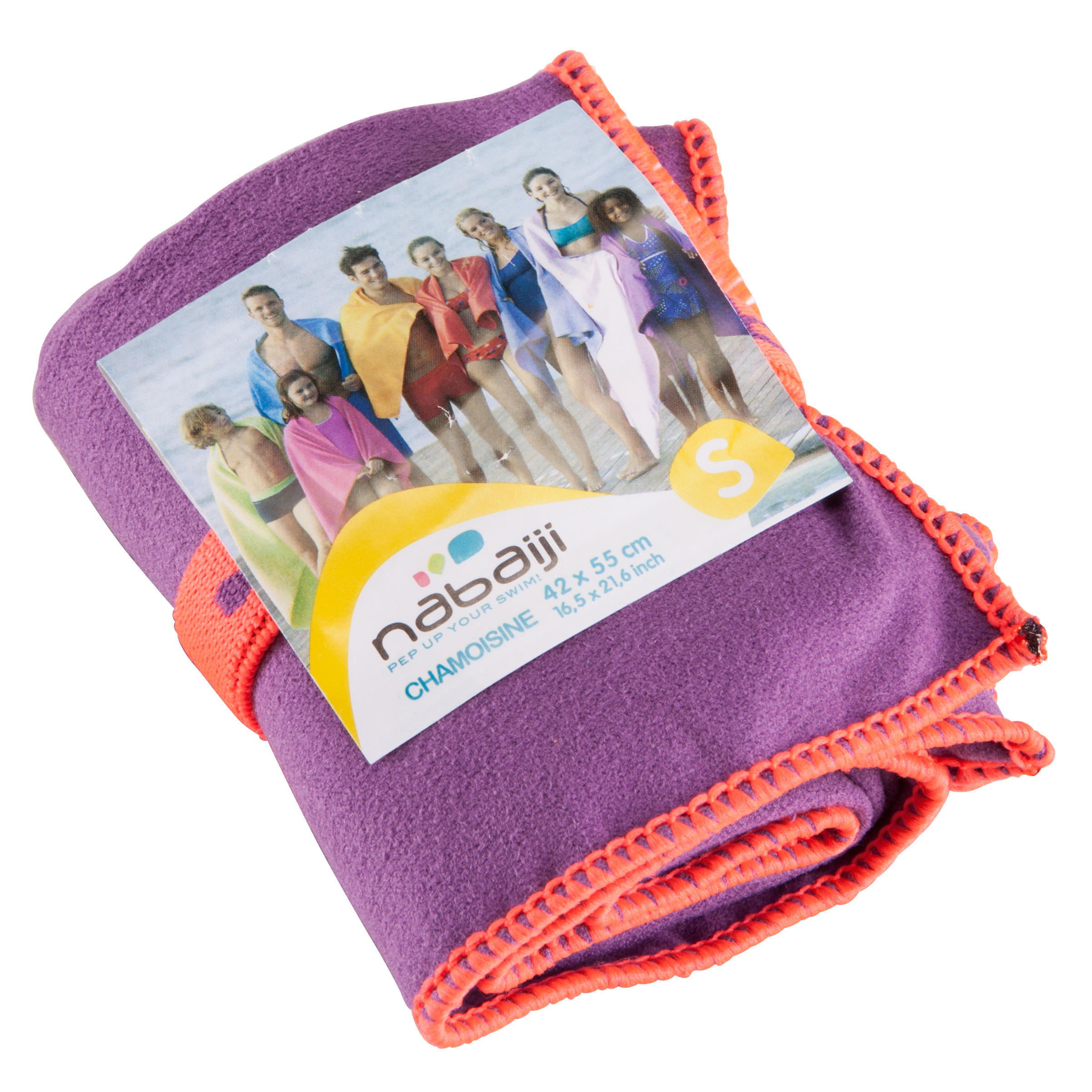 Microfibre towel size S 42 x 55 cm - Purple 7/7