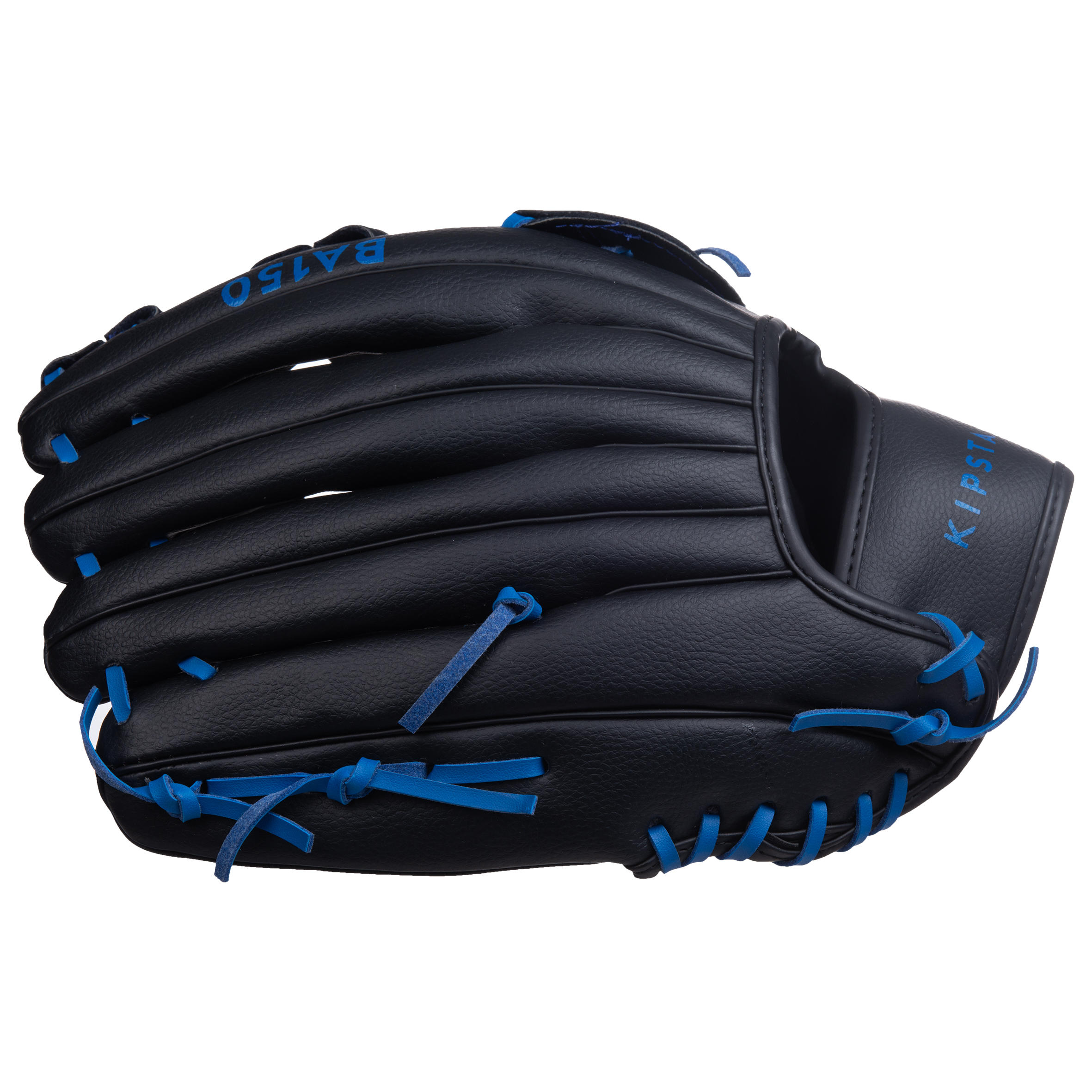 Left-Hand Baseball Glove - BA 150 Black/Blue - KIPSTA