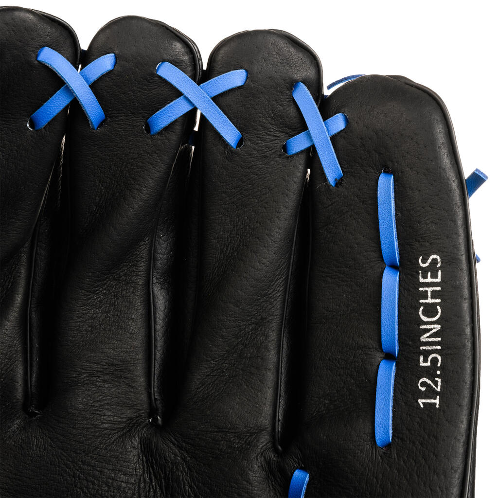 Baseball-Handschuh Erwachsene Rechtswerfer - BA150 blau 