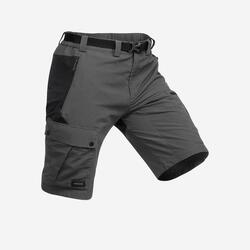 Men's Mountain Trekking Shorts Trek 500 - Dark grey
