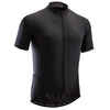 Men's Short-Sleeved Summer Cycling Jersey RC100 - Black