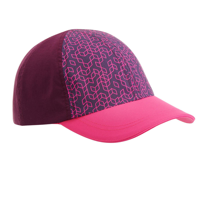 Casquette de randonnée enfant MH100 violette Casquette de randonnée enfant MH100 violette