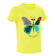 T-shirt de randonnée enfant MH100 jaune