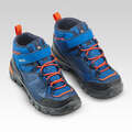 CIPELE ZA DJEČAKE Planinarenje - Cipele MH120 MID dječje plave QUECHUA - Cipele za planinarenje