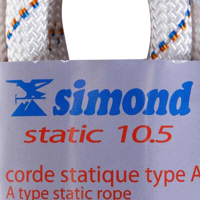 Corde D'escalade Statique 12mm Cordon Accessoire Équipement 10m Corde D'évacuation Avec 2 Mousquetons Pour Équipement D'escalade Sur Glace Sauvetage Incendie