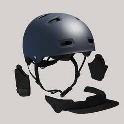 500 City Cycling Bowl Helmet - Dark Blue