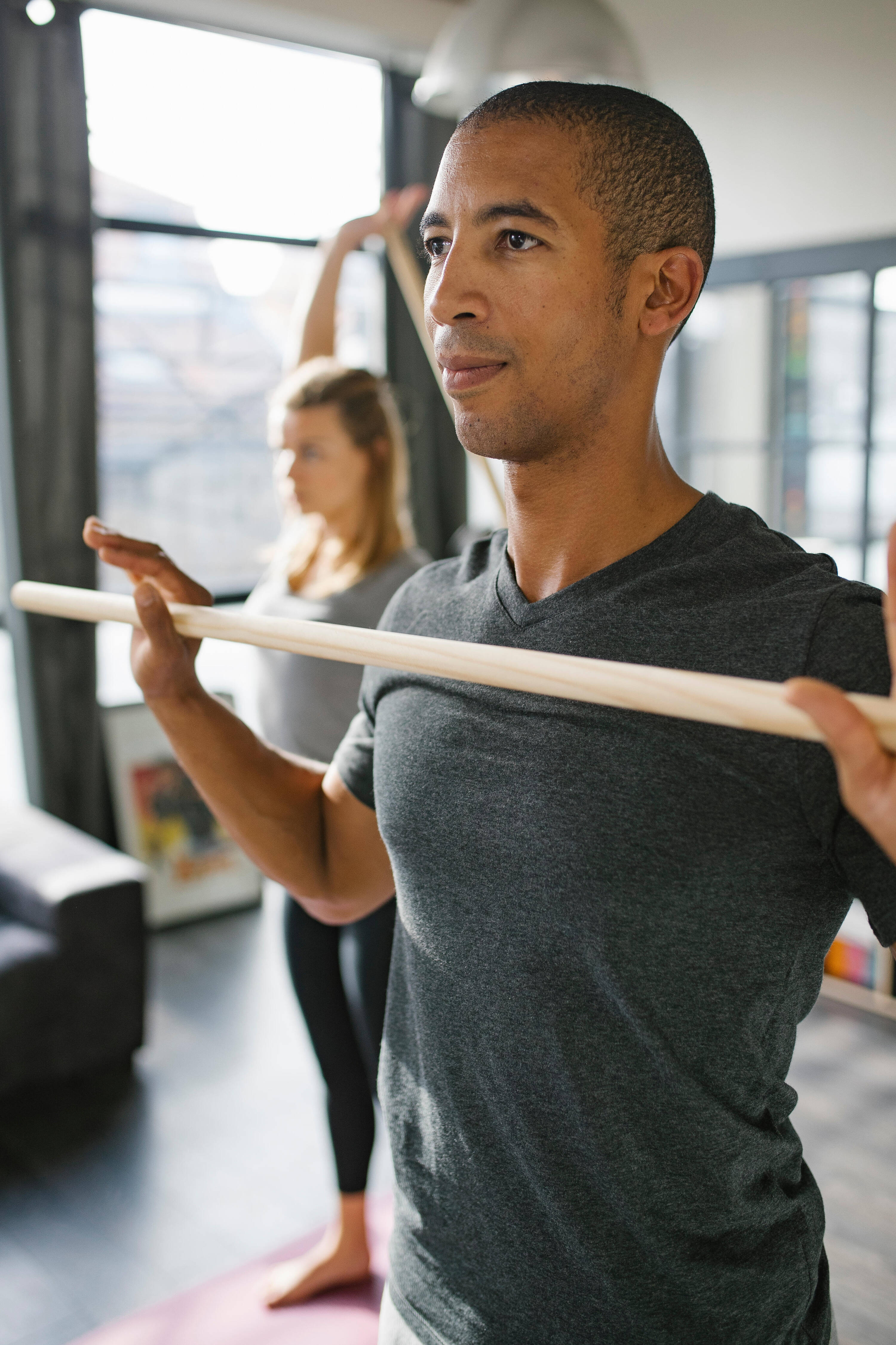 Wooden Gym Stick -  3