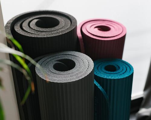 Différents types de tapis de sol pour le fitness