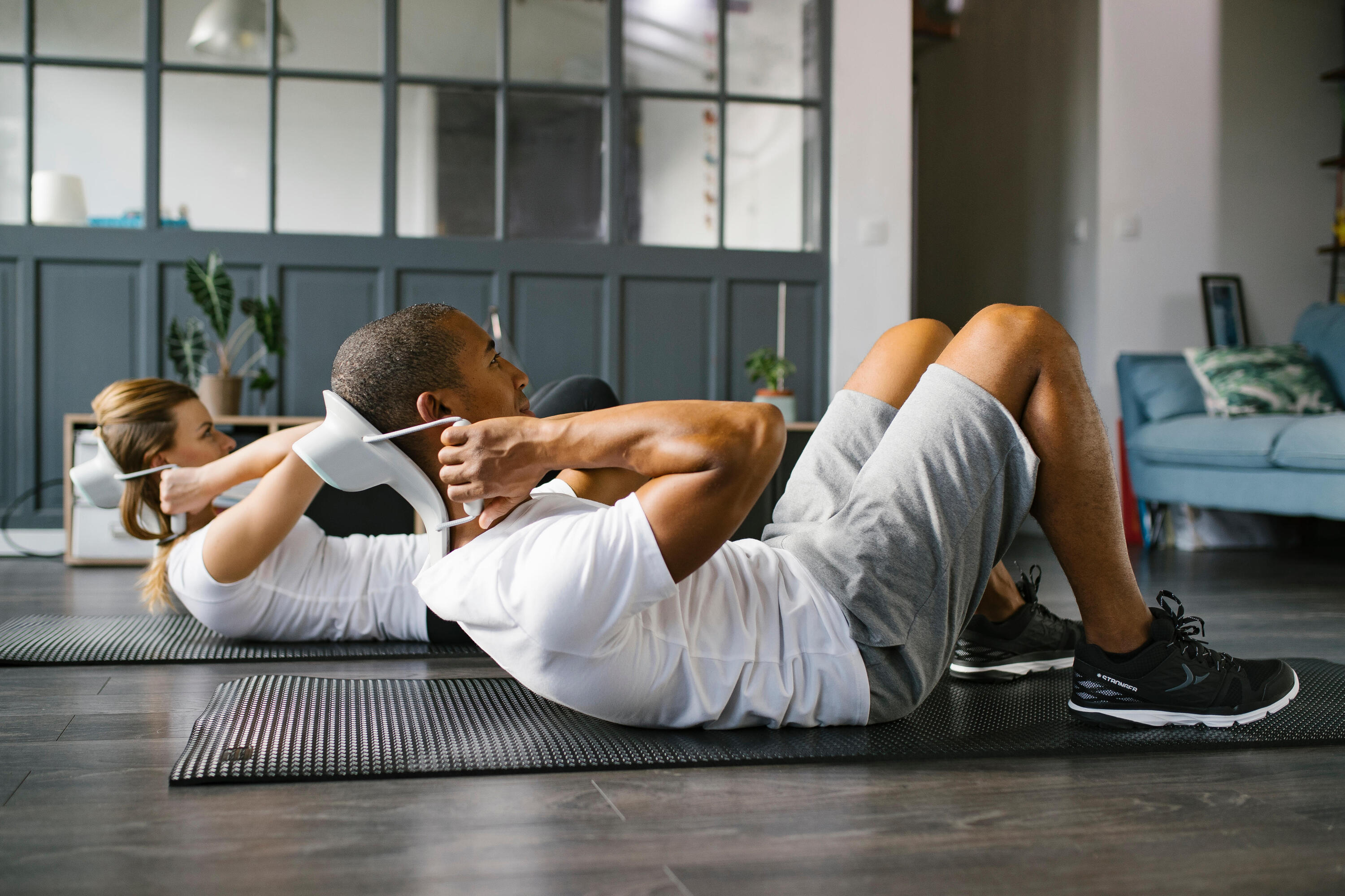 BANCO DE ABDOMINALES 100 ERGONÓMICO Y COMPACTO PILATES TONING 8/11
