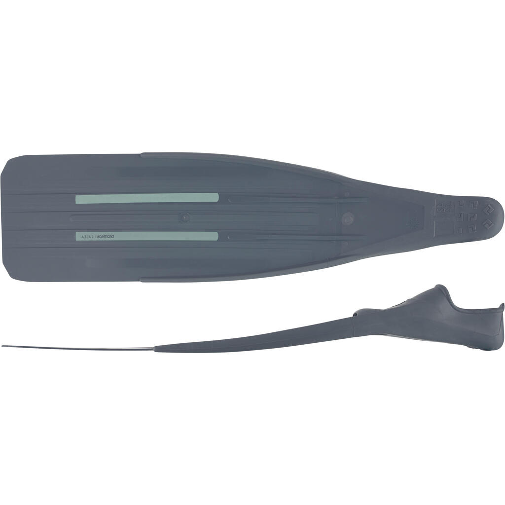 FRD 500 freediving fins - storm grey