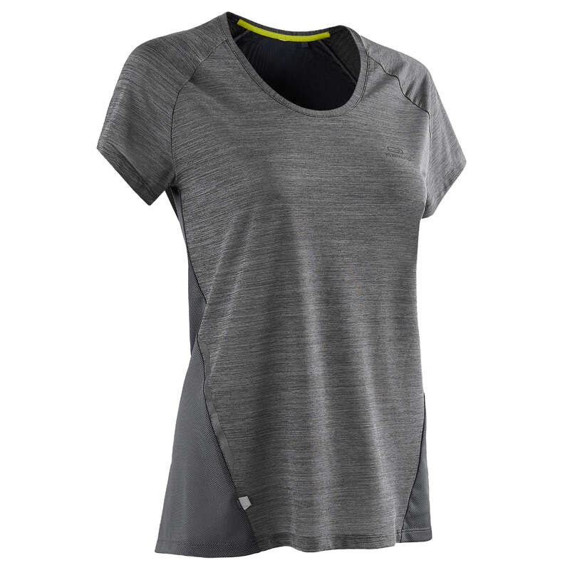 KALENJI Run Light Women's Running T-shirt - Grey | Decathlon