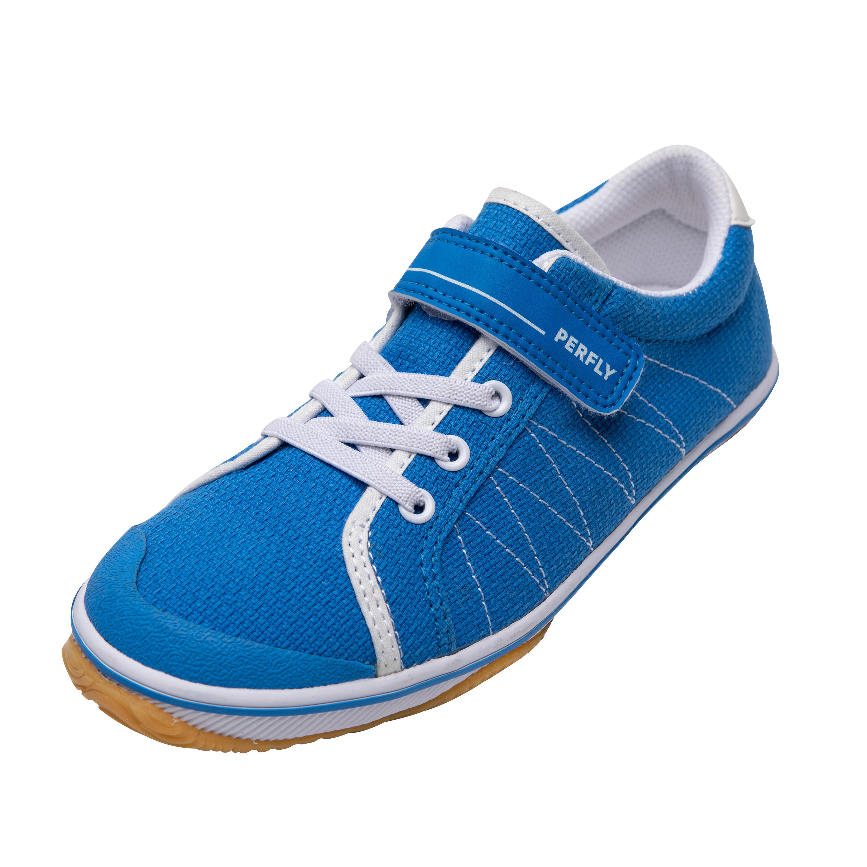 JUNIOR BADMINTON SHOES BS 100 BLUE 10/16