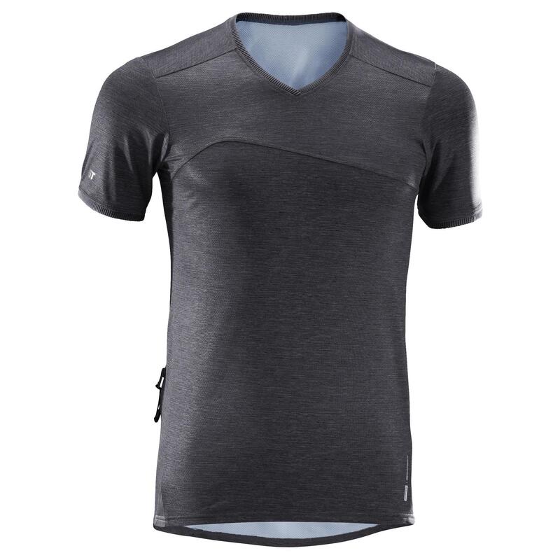 MAILLOT MANCHES COURTES VTT ST 100 HOMME NOIR