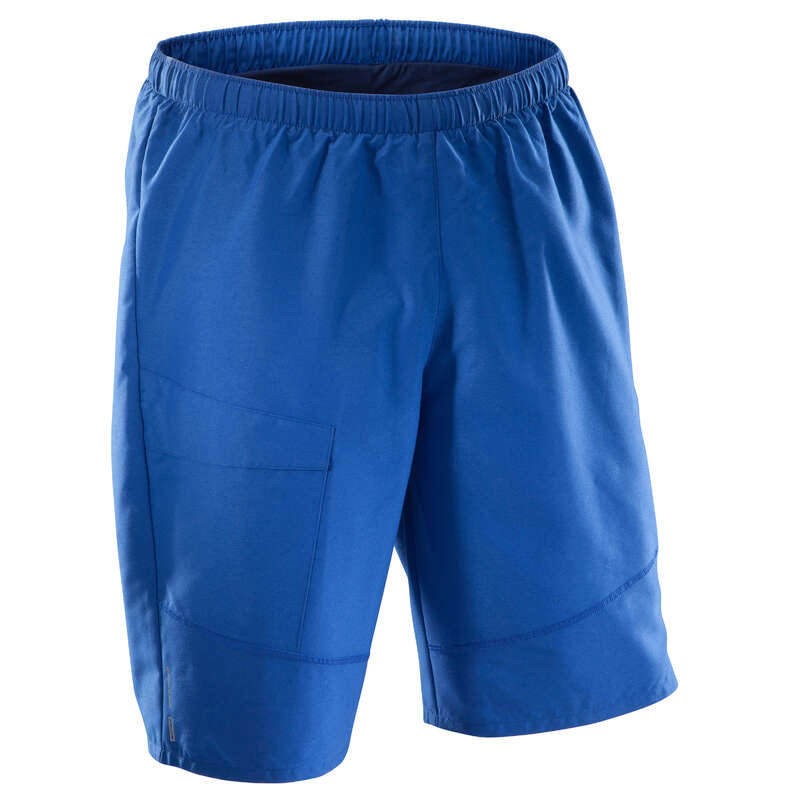 MEN WARM WEATHER ST MTB APPAREL Cycling - ST 100 MTB Shorts - Blue ROCKRIDER - Cycling