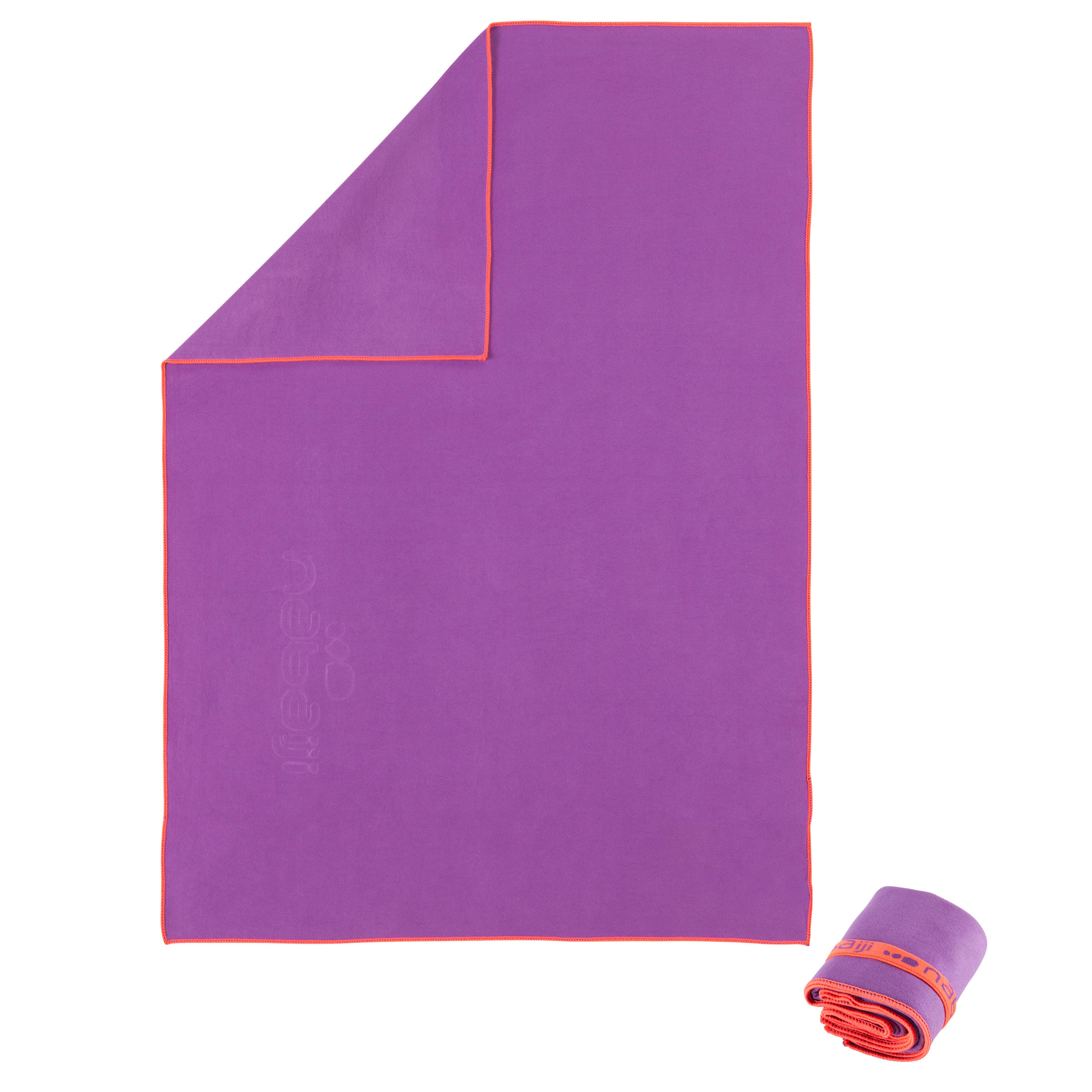 NABAIJI Ultra compact microfibre towel size M 65 x 90cm - purple