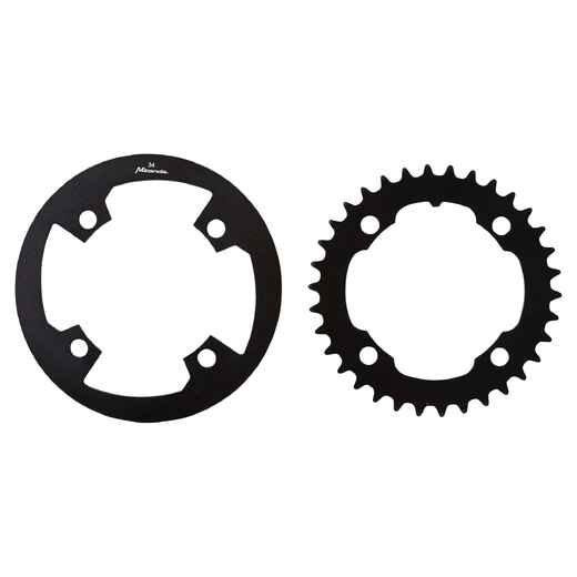 
      Mountain Bike 34 T Aluminium Chainring + Chain Guard
  