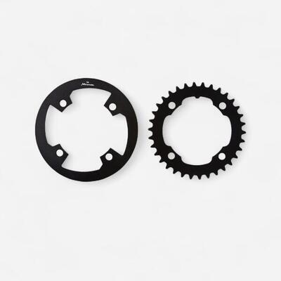 Kettenblatt Trekkingbike 34 Zähne Alu+Gehäuse