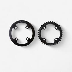 Plateau vtc 38 dents aluminium et carter