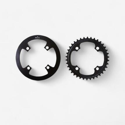 Plateau vtc 38 dents aluminium et carter