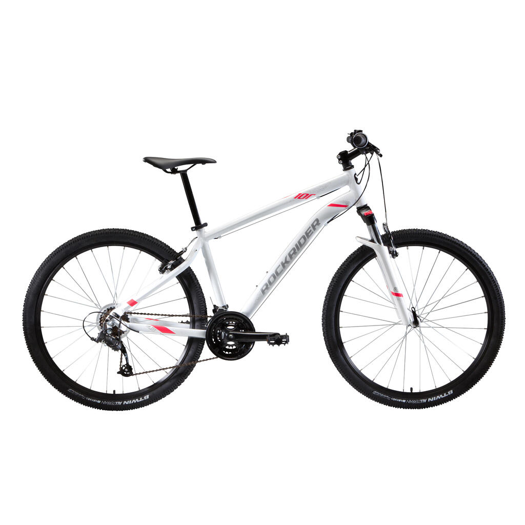 VÉLO VTT ST 100 FEMME BLANC ROSE AF 27,5