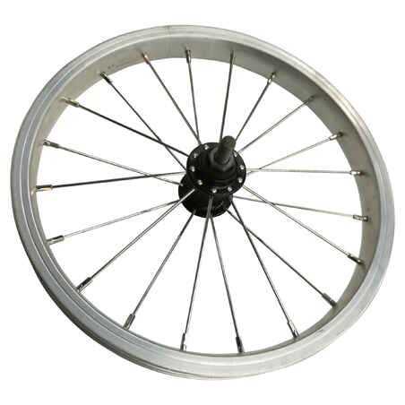 Prednji kotač 14'' za sklopivi bicikl Tilt 500 XS srebrni